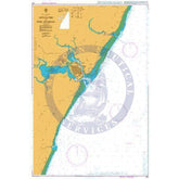 British Admiralty Nautical Chart  616: Approaches to Port Mombasa
